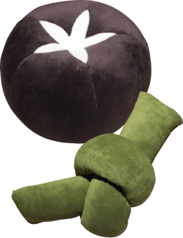 巨大しいたけ＆こんぶクッション