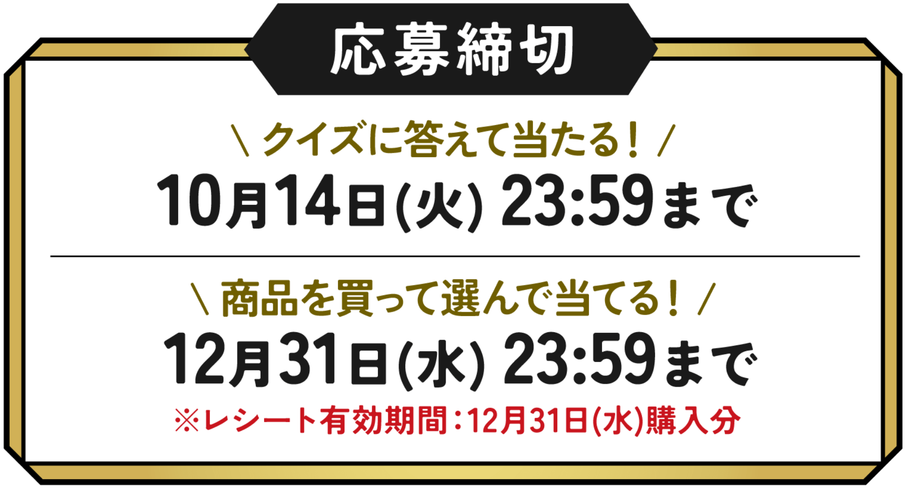 応募締切 詳細情報